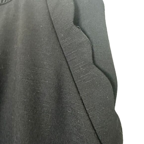 Skies Are Blue Plus Size 1X Black Scalloped Edge Pencil Mini Skirt - Picture 6 of 9